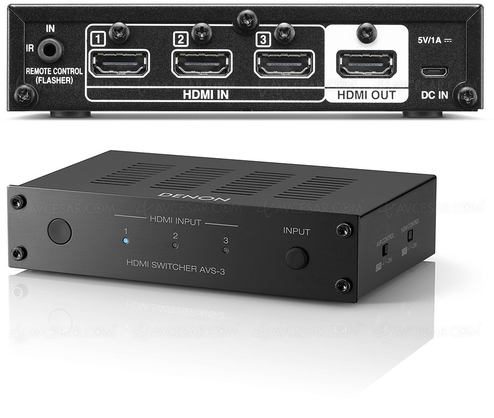 Denon AVS-3, HDMI switch 8K / 60 3 in / 1