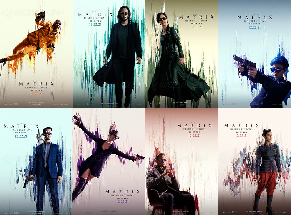 Fabulous posters for the release of Matrix Resurrections in Imax
