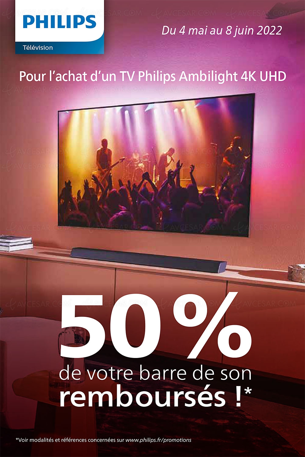 Philips TAB5305 - Barre de son Philips sur