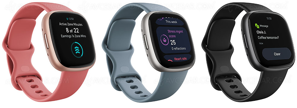 Fitbit Versa 4, sporty connected watch