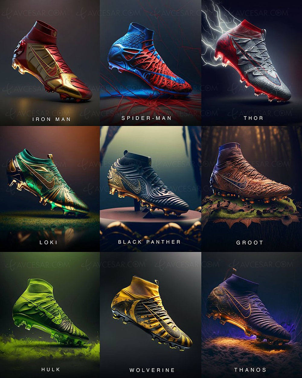 crecimiento Fortalecer Miseria Nike x Marvel (concept) football boots