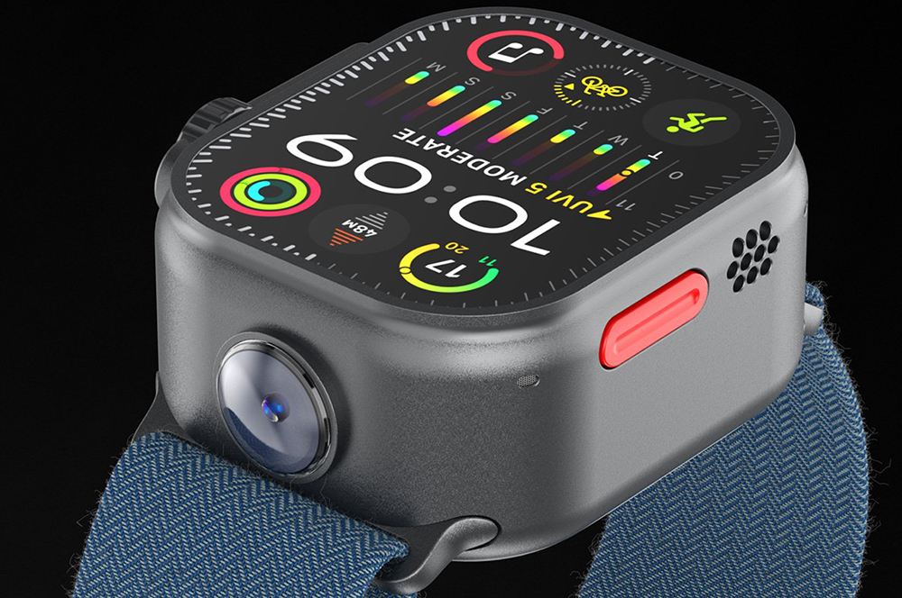 Apple Watch Ultra 3 concept with 360A camera